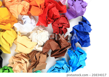 crumpled color papers crumpled color papers 20834017