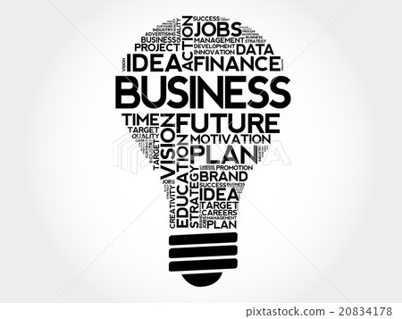 BUSINESS bulb word cloud - Stock Illustration [20834178] - PIXTA