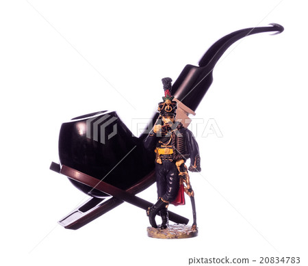 Figure of a hussar and Smoking pipe 20834783