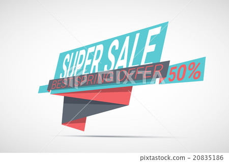 Super Sale paper banner 20835186