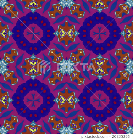 Kaleidoscopic ornamental pattern Kaleidoscopic ornamental pattern 20835295