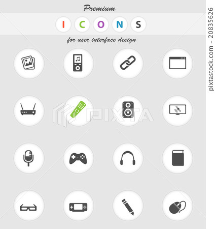 Media simply icons Media simply icons 20835626