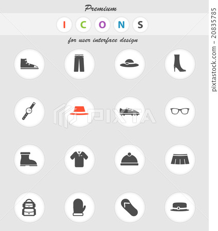 Clothes simply icons 20835785