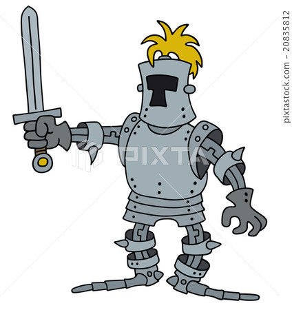 Funny knight with a sword Funny knight with a sword 20835812