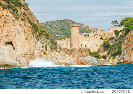 Tossa de Mar Beach. Costa Brava. Tossa de Mar Beach. Costa Brava. 20837658