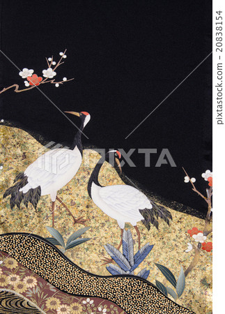 Japanese pattern silk fabric dyed fabric embroidery Japanese pattern silk fabric dyed fabric embroidery 20838154