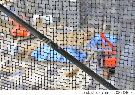 Protective net and framed scaffolding bracelet 20838460