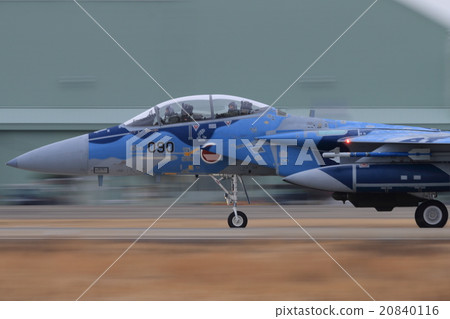 Air Self Defense Force Fighter F-15DJ Landing Aggressor 20840116