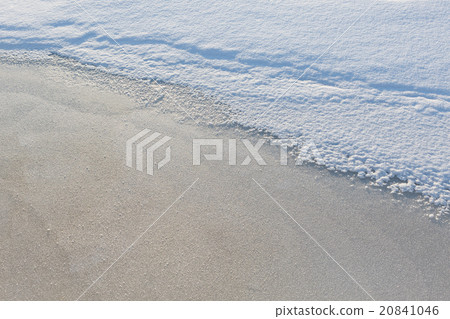 Scenic snow and ice texture background 20841046