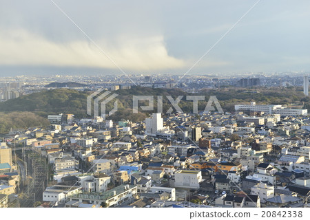 The streets of Sakai City, Osaka Prefecture, in the evening 20842338
