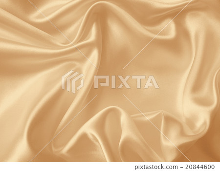 Smooth elegant golden silk as wedding background 20844600