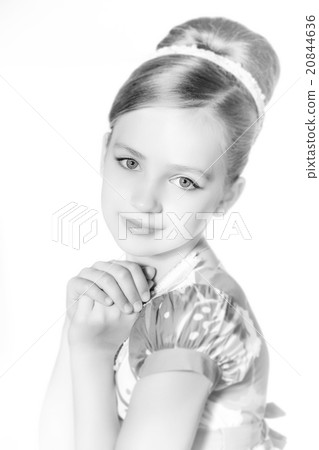 Portrait of a little fashion kid girl Portrait of a little fashion kid girl 20844636