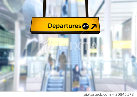 Flight, arrival and departure board at the airport 20845178