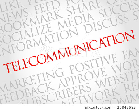 Telecommunication word cloud Telecommunication word cloud 20845682