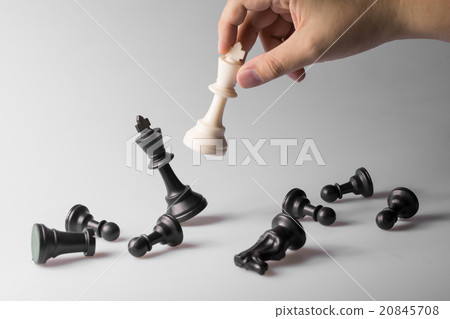 Chess figure, business concept strategy Chess figure, business concept strategy 20845708