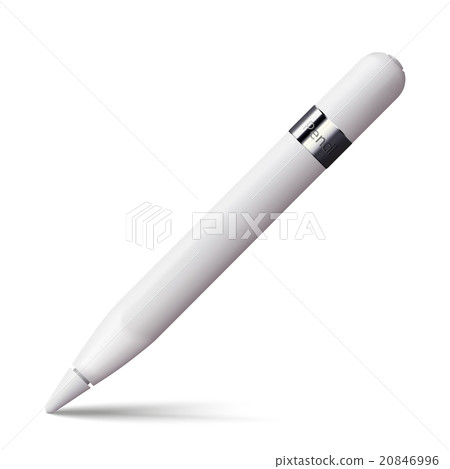 Vector illustration of electronic pencil isolated Vector illustration of electronic pencil isolated 20846996