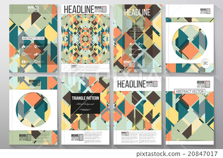 Set of business templates for brochure, flyer or 20847017