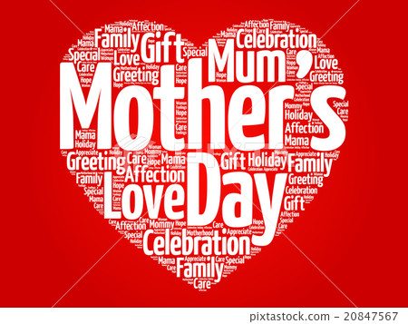 Mother's day heart Mother's day heart 20847567