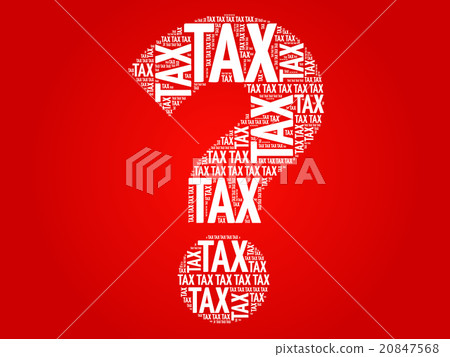 Tax Question mark Tax Question mark 20847568