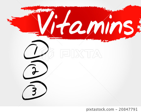 Vitamins blank list 20847791