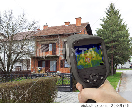 House Facade Infrared Image House Facade Infrared Image 20849556