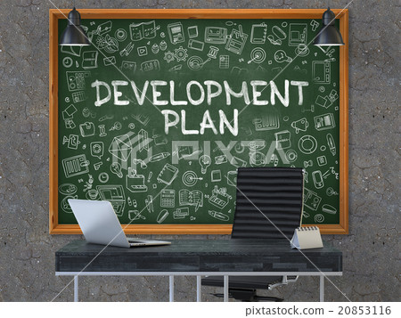 Development Plan Concept. Doodle Icons on 20853116