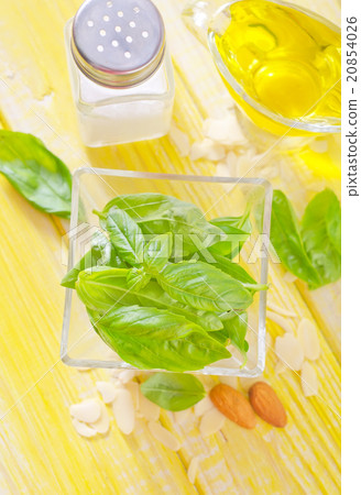 ingredients for pesto sauce 20854026