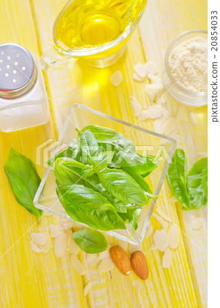 ingredients for pesto sauce 20854033