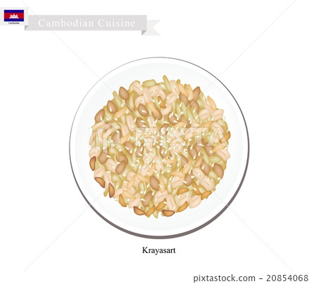 Krayasart or Cambodian Sweet Crunchy Dessert 20854068