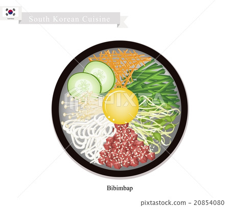 Bibimbap or Korean Mixed Rice with Meat Bibimbap or Korean Mixed Rice with Meat 20854080