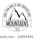 mountains logo template  20854405