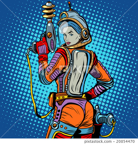 Girl space marine science fiction retro Girl space marine science fiction retro 20854470