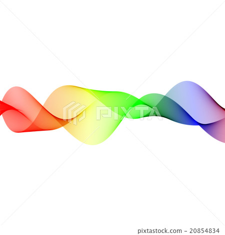 Wavy color lines. - Stock Illustration [20854834] - PIXTA