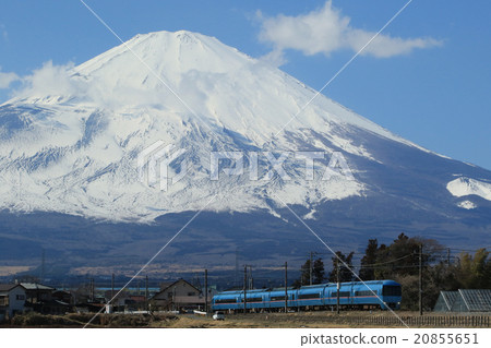 御殿場線的足iri和富士山 20855651