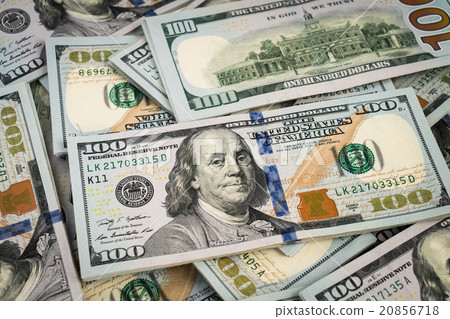 One hundred dollars background. One hundred dollars background. 20856718