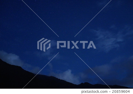 Fuji night night camping place starry star star night sky Fuji night night camping place starry star star night sky 20859604