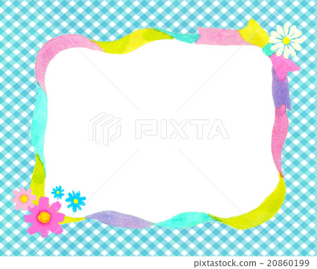 Girly ribbon frame Girly ribbon frame 20860199