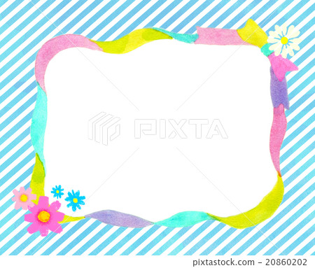 Girly ribbon frame 20860202