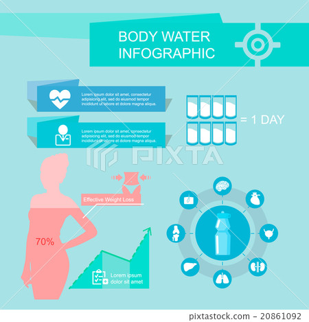 body water infographic 20861092