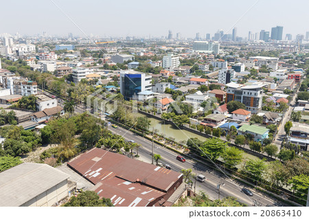 Aerial view of Bangkok Aerial view of Bangkok 20863410