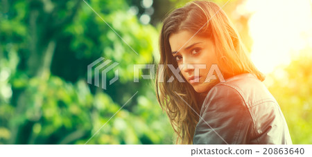 Teen with sad look Teen with sad look 20863640