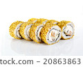 sushi roll on white background 20863863