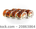 sushi roll on white background 20863864