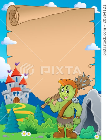 Orc theme parchment 1 20864121