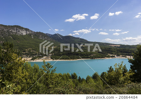 Lake of Sainte-Croix in France Lake of Sainte-Croix in France 20864484