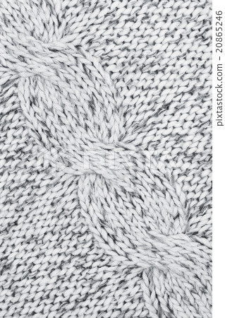 Grey knitted textured as background 20865246