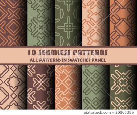 vector set of geometric patterns for design 20865399