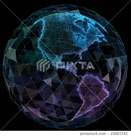 Global network internet technologies. Digital Global network internet technologies. Digital 20865542