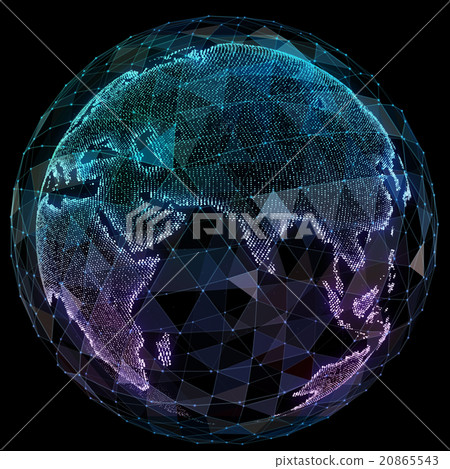 Global network internet technologies. Digital Global network internet technologies. Digital 20865543