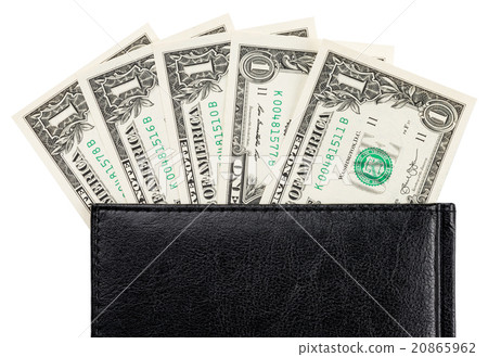 Part of the office notebook and dollar banknotes 20865962